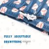imageBRISIRA Boys Swim Trunks Swim Shorts with Compression Liner Stretch Bathing Suit Swimsuit Toddler Kids Youth Teen Quick DryBlue Whitebaseball