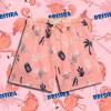 imageBRISIRA Boys Swim Trunks Swim Shorts with Compression Liner Stretch Bathing Suit Swimsuit Toddler Kids Youth Teen Quick DryLightpink Flamingo