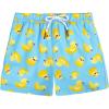 imageBRISIRA Boys Swim Trunks Bathing Suit with Mesh Liner Quick Dry Youth Teen Swim Shorts Kids Swimsuit UPF 50 5t16YBlue Yellowduck