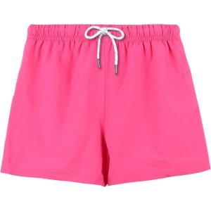 imageBRISIRA Boys Swim Trunks Bathing Suit with Mesh Liner Quick Dry Youth Teen Swim Shorts Kids Swimsuit UPF 50 5t16YHotpink