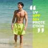 imageBRISIRA Mens Swim Trunks Neon 5quot Bathing Suit Compression Liner Nylon Swim Shorts Beach Swimsuit Swimwear Quick Dry PocketsBrightyellow