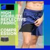 imageBRISIRA Mens Swim Trunks Neon 5quot Bathing Suit Compression Liner Nylon Swim Shorts Beach Swimsuit Swimwear Quick Dry PocketsDarkblue