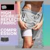 imageBRISIRA Mens Swim Trunks Neon 5quot Bathing Suit Compression Liner Nylon Swim Shorts Beach Swimsuit Swimwear Quick Dry PocketsGrey