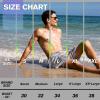 imageBRISIRA Mens Swim Trunks Neon 5quot Bathing Suit Compression Liner Nylon Swim Shorts Beach Swimsuit Swimwear Quick Dry PocketsGrey