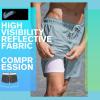 imageBRISIRA Mens Swim Trunks Neon 5quot Bathing Suit Compression Liner Nylon Swim Shorts Beach Swimsuit Swimwear Quick Dry PocketsGreyblue