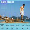 imageBRISIRA Mens Swim Trunks Neon 5quot Bathing Suit Compression Liner Nylon Swim Shorts Beach Swimsuit Swimwear Quick Dry PocketsGreyblue