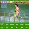 imageBRISIRA Mens Swim Trunks Neon 5quot Bathing Suit Compression Liner Nylon Swim Shorts Beach Swimsuit Swimwear Quick Dry PocketsLightgreen
