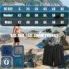 imageBRISIRA Big and Tall Swim Trunks for Men Quick Dry Board Shorts Compression Liner and Zipper Pockets 1X6XBlack
