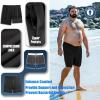 imageBRISIRA Big and Tall Swim Trunks for Men Quick Dry Board Shorts Compression Liner and Zipper Pockets 1X6XBlack