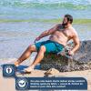 imageBRISIRA Big and Tall Swim Trunks for Men Quick Dry Board Shorts Compression Liner and Zipper Pockets 1X6XCopenblue