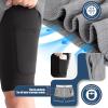 imageBRISIRA Big and Tall Swim Trunks for Men Quick Dry Board Shorts Compression Liner and Zipper Pockets 1X6XGrey