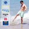 imageBRISIRA Mens Swim Trunks 5 Inch Compression Liner Beach Swim Shorts Bathing Suit Quick Dry 4Way Stretch PocketsAquagreenbaseball