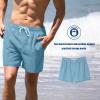 imageBRISIRA Mens Swim Trunks 5 Inch Compression Liner Beach Swim Shorts Bathing Suit Quick Dry 4Way Stretch PocketsIcelakeblue