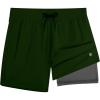 imageBRISIRA Mens Swim Trunks 5 Inch Compression Liner Beach Swim Shorts Bathing Suit Quick Dry 4Way Stretch PocketsArmy Green