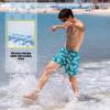imageBRISIRA Mens Hawaiian Beach Shorts No Liner 5 Inch Lightweight Quick Dry Swim Trunks with Drawstring Elastic Waist ampamp PocketGreenpineapple