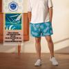 imageBRISIRA Mens Hawaiian Beach Shorts No Liner 5 Inch Lightweight Quick Dry Swim Trunks with Drawstring Elastic Waist ampamp PocketGreenpineapple
