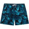 imageBRISIRA Mens Hawaiian Beach Shorts No Liner 5 Inch Lightweight Quick Dry Swim Trunks with Drawstring Elastic Waist ampamp PocketBluetropical