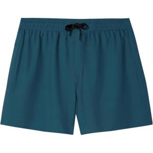 imageBRISIRA Mens Hawaiian Beach Shorts No Liner 5 Inch Lightweight Quick Dry Swim Trunks with Drawstring Elastic Waist ampamp PocketCopenblue