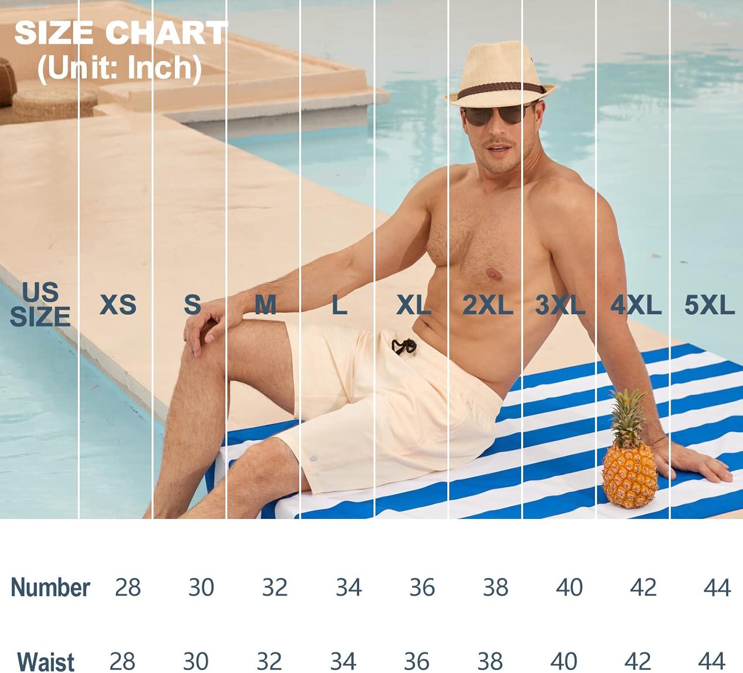 imageBRISIRA Mens Swim Trunks 9 Inch Compression Liner Long Board Shorts Swimwear Bathing Suit AntiChafe Quick Dry Cargo PocketArmygreen