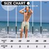 imageBRISIRA Mens Swim Trunks Washed Look Compression Liner 5 inch Swim Shorts Quick Dry Retro Bathing Suit Lightweight PocketCamel