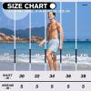imageBRISIRA Mens Swim Trunks Washed Look Compression Liner 5 inch Swim Shorts Quick Dry Retro Bathing Suit Lightweight PocketLight Blue