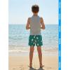 image:imageBRISIRA Boys Swim Trunks Swim Shorts with Compression Liner Stretch Bathing Suit Swimsuit Toddler Kids Youth Teen Quick DryBlue Avocado