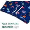 image:imageBRISIRA Boys Swim Trunks with Compression Liner Youth Bathing Suit Quick Dry AntiChafe Swimsuit Swim Shorts Kid Toddler TeenBlue Dino