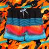 image:imageBRISIRA Boys Swim Trunks with Compression Liner Youth Bathing Suit Quick Dry AntiChafe Swimsuit Swim Shorts Kid Toddler TeenStripes Blackblue