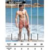 image:imageBRISIRA Mens Swim Trunks Vintage Compression Liner 5 inch Retro Swim Shorts Quick Dry Bathing Suit Lightweight PocketBrown