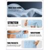 image:imageBRISIRA Mens Swim Trunks Vintage Compression Liner 5 inch Retro Swim Shorts Quick Dry Bathing Suit Lightweight PocketLight Blue