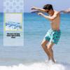image:imageBRISIRA Mens Hawaiian Beach Shorts No Liner 5 Inch Lightweight Quick Dry Swim Trunks with Drawstring Elastic Waist amp Pocket