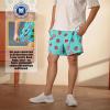image:imageBRISIRA Mens Hawaiian Beach Shorts No Liner 5 Inch Lightweight Quick Dry Swim Trunks with Drawstring Elastic Waist amp Pocket