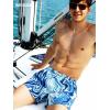 image:imageBRISIRA Mens Swim Trunks 5 Inch Compression Liner Beach Swim Shorts Bathing Suit Quick Dry 4Way Stretch PocketsBlue Paint Flow