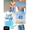 image:imageBRISIRA Mens Swim Trunks 5 Inch Compression Liner Beach Swim Shorts Bathing Suit Quick Dry 4Way Stretch PocketsBlue Paint Flow