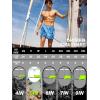 image:imageBRISIRA Mens Swim Trunks 5 Inch Compression Liner Beach Swim Shorts Bathing Suit Quick Dry 4Way Stretch PocketsBlue Paint Flow