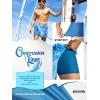 image:imageBRISIRA Mens Swim Trunks 5 Inch Compression Liner Beach Swim Shorts Bathing Suit Quick Dry 4Way Stretch PocketsBlue Paint Flow