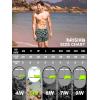 image:imageBRISIRA Mens Swim Trunks 5 Inch Compression Liner Beach Swim Shorts Bathing Suit Quick Dry 4Way Stretch PocketsGreen Hawaiian Print