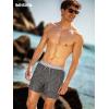 image:imageBRISIRA Mens Swim Trunks 5 Inch Compression Liner Beach Swim Shorts Bathing Suit Quick Dry 4Way Stretch PocketsGrey Palmleaves