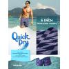 image:imageBRISIRA Mens Swim Trunks 5 Inch Compression Liner Beach Swim Shorts Bathing Suit Quick Dry 4Way Stretch PocketsPurple Bolt Check