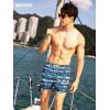 image:imageBRISIRA Mens Swim Trunks 5 Inch Compression Liner Beach Swim Shorts Bathing Suit Quick Dry 4Way Stretch PocketsTiedye Blue Leaves
