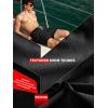 image:imageBRISIRA Mens Swim Trunks 5 Textured Ribbed amp Leopard Bathing Suit Compression Liner Board Shorts Beach Swimsuit Quick DryBlack Leopard