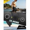 image:imageBRISIRA Mens Swim Trunks 5 Textured Ribbed amp Leopard Bathing Suit Compression Liner Board Shorts Beach Swimsuit Quick DryBlackstripes