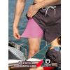 image:imageBRISIRA Mens Swim Trunks 5 Textured Ribbed amp Leopard Bathing Suit Compression Liner Board Shorts Beach Swimsuit Quick DryDarkgrey Leopard
