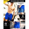 image:imageBRISIRA Mens Swim Trunks 5 Textured Ribbed amp Leopard Bathing Suit Compression Liner Board Shorts Beach Swimsuit Quick DryNavystripes