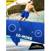 image:imageBRISIRA Mens Swim Trunks 5 Textured Ribbed amp Leopard Bathing Suit Compression Liner Board Shorts Beach Swimsuit Quick DryNavystripes