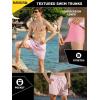 image:imageBRISIRA Mens Swim Trunks 5 Textured Ribbed amp Leopard Bathing Suit Compression Liner Board Shorts Beach Swimsuit Quick DryPinkstripes