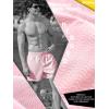 image:imageBRISIRA Mens Swim Trunks 5 Textured Ribbed amp Leopard Bathing Suit Compression Liner Board Shorts Beach Swimsuit Quick DryPinkstripes