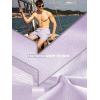 image:imageBRISIRA Mens Swim Trunks 5 Textured Ribbed amp Leopard Bathing Suit Compression Liner Board Shorts Beach Swimsuit Quick DryPurple Leopard