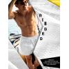 image:imageBRISIRA Mens Swim Trunks 5 Textured Ribbed amp Leopard Bathing Suit Compression Liner Board Shorts Beach Swimsuit Quick DryWhitestripes