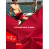 image:imageBRISIRA Mens Swim Trunks 5 Textured Ribbed amp Leopard Bathing Suit Compression Liner Board Shorts Beach Swimsuit Quick DryWinered Leopard